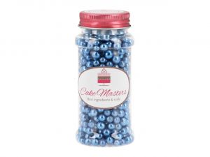 Cake Masters Soft sugar pearls metallic blue 5mm 80g