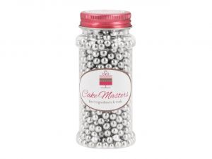 Cake Masters Soft sugar pearls silver 5mm 70g