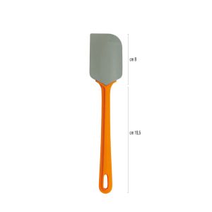 Mini flat silicone lollipop spatula