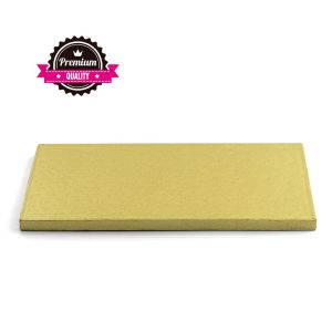 GOLD Hard square cakeboard - 40sm./60sm. - 1.2sm. 