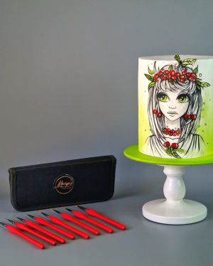 Mariya's Cakes & Art Комплект 8  четки за рисуване