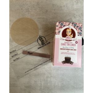 Brigids Cake Room - Round Ganaching Cake Tin Liner Kit 