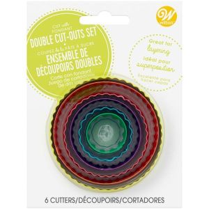 Wilton Double-sided Cutters Round Set/6