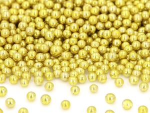 CM Basics Soft sugar pearls gold 7mm 60g