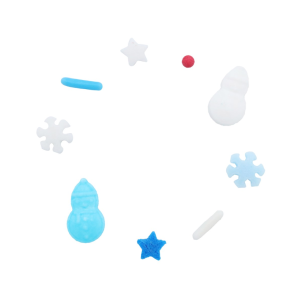 PME CHRISTMAS NOVELTY SPRINKLES - FROSTY FEVER