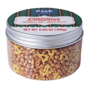 PME CHRISTMAS SPRINKLES - GOLD JINGLE BELLS