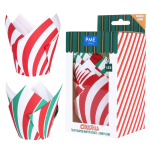 PME Christmas Tulip Muffin Cases - Christmas