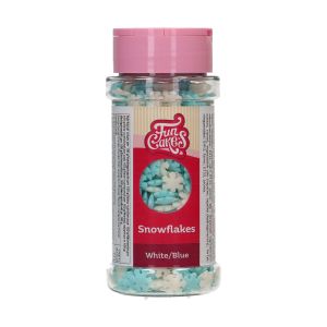FunCakes Snowflakes White/Blue