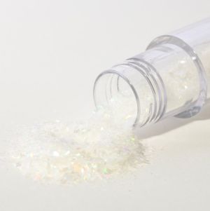 Magic Sparkles, Edible Iridescent Glitter – White Crystal 