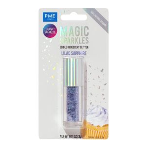 Magic Sparkles, Edible Iridescent Glitter – Lilac Sapphire