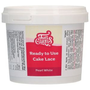FunCakes Cake Lace Ready to Use Pearl White 