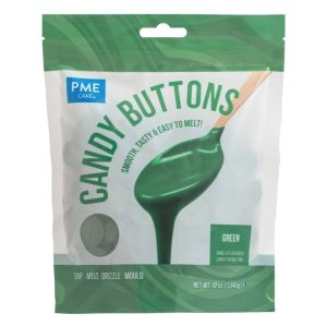 Candy Buttons - Dark Green