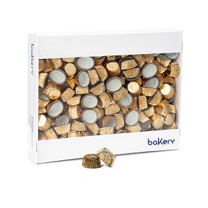 CF. 4000 BAKING CUPS GOLD 22 X 17 MM