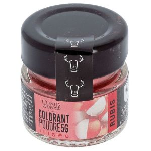 Patisdecor Iridescent powder colorant ruby red