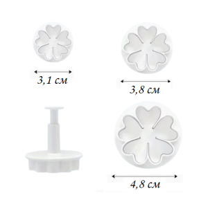  Petal Flower Plunger Cutter FIVE-LEAF CLOVER
