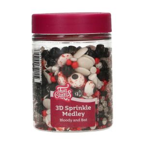 FunCakes 3D Sprinkle Medley Bloody and Bat