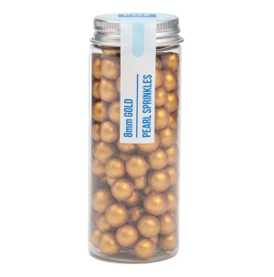 PME Pearl Sprinkles - Gold 8mm 40g