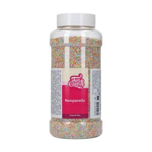 FunCakes МНОГОЦВЕТНИ ПАСТЕЛНИ МИНИ ЗАХАРНИ ПЕРЛИ - 1м - 800гр.